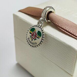Pandora Dominica Flag Exclusive Charm Pendant